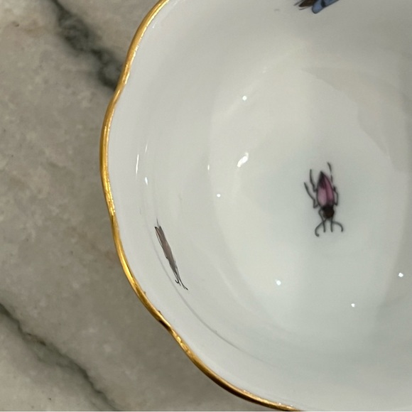 Herend Rothschild Small Footed Trinket Bowl - Picture 12 of 15